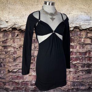 I Heart Sexy Black Cut Out Mini Dress S